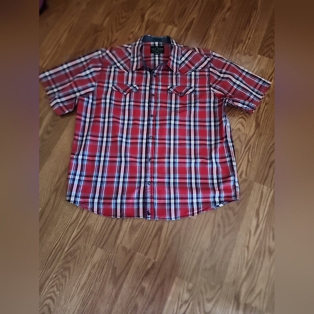 Cody james‎ snap up short sleeve shirt size xxl